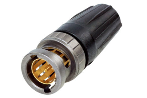 NEUTRIK NBNC75BLP9X-D rearTWIST UHD BNC cable connector for cable: 0.9-3.8-6.3 (crimp: 1.07-6.47) (Bulk)