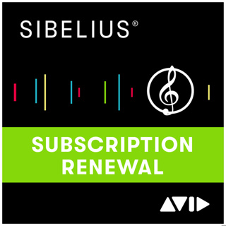 AVID Sibelius Artist Subscription - RENEWAL