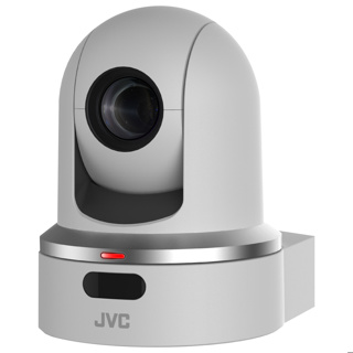 JVC PTZ studio camera, HD-SDI output incl Broadcast Overlay. White.