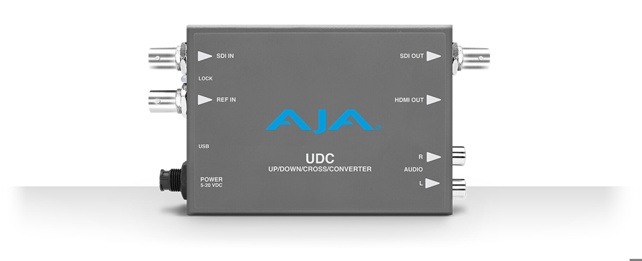 AJA UDC Up/Down/Cross convertor 3G/HD/SD-SDI in and out, HDMI out