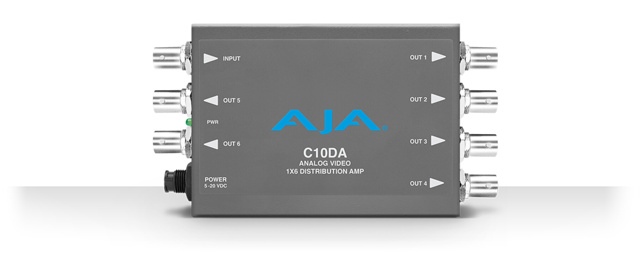 AJA C10DA Analog video 1x6 distribtuion amplifier
