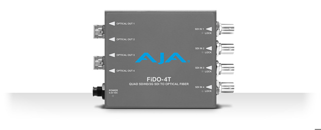 AJA FIDO-4T 4-Channel 3G-SDI to LC optical fiber