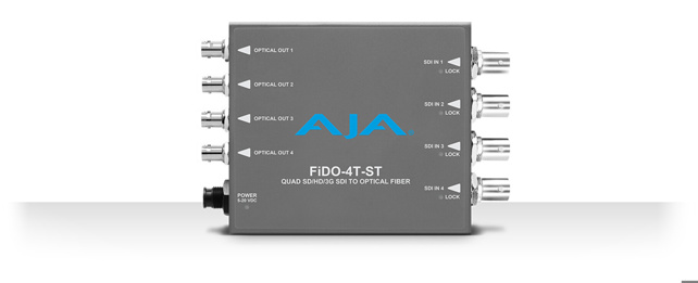 AJA FIDO-4T-ST 4-Channel 3G-SDI to ST optical fiber