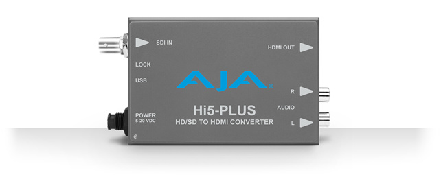 AJA HI5-PLUS 3G-SDI to HDMI with psf support and audio delay
