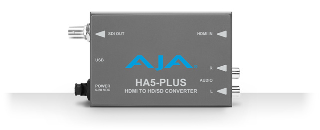 AJA HA5-PLUS HDMI to 3G-SDI with DSLR format support