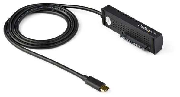 STARTECH USB C SATA Adapter for 2.5/3.5in SSD/HDD