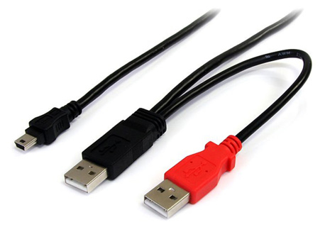 STARTECH 6ft USB Y Cable for Hard Drive