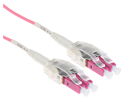 ACT 15 meter Multimode 50/125 OM4 Polarity Twist fiber cable with LC connectors