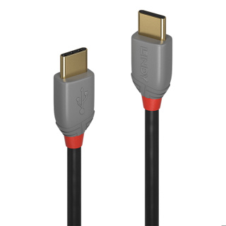 LINDY 3m USB 2.0  Type C Cable, Anthra Line