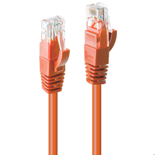 LINDY 20m Cat.6 U/UTP Network Cable, Orange