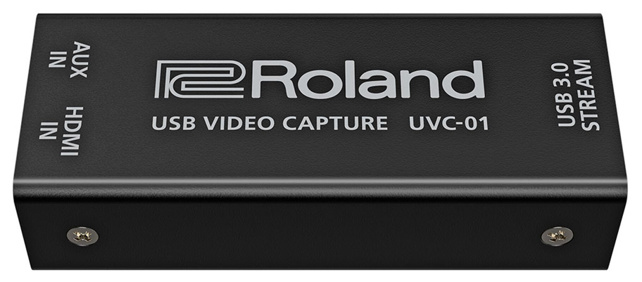 ROLAND UVC-01 HDMI STREAMING CAPTURE DEVICE, UP TO 1080P/60 USB 3.0 STREAMING W. ANALOG AUDIO INPUT