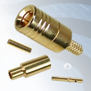 GIGATRONIX SMB Crimp Plug, Gold Plated, RG178