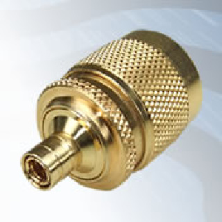 GIGATRONIX SMB Plug to N Type Plug Adaptor, Precision 75 ohms, Gold Plated