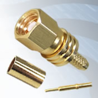 MC15-0174-C01 GIGATRONIX SMC Crimp Plug, Gold Plated, RG174, LBC100, RG316