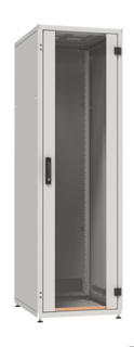 EFB Network Cabinet PRO 24U, 600x800 mm, RAL7035 Front Door Glass 1-p., Back Door Steel 1-p. 2 x l.