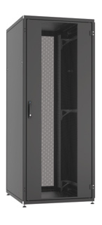 EFB Server Cabinet PRO 42U, 800x800 mm, RAL9005 Front- / Rear Door 1-Part, Perforated