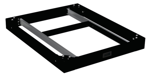 EFB Plinth 600x1200 incl. Tilt Protection, RAL9005 for Cabinet Series PRO