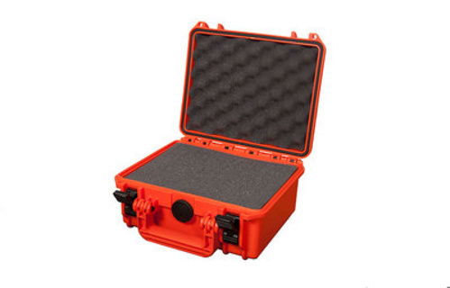 MAX CASES Model: Case MAX 235 H 105 Dimensions: 235 x 180 x 106 mm CUBED FOAMS Colour: Orange