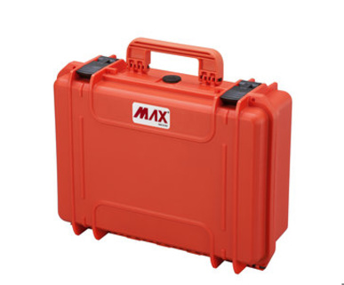 MAX CASES Model: Case MAX 505 Dimensions: 500 x 350 x 195 mm PADDED DIVISIERS  Colour: Orange