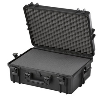 MAX CASES Model: Case MAX 505 Dimensions: 500 x 350 x 195 mm CUBED FOAMS Colour: Black