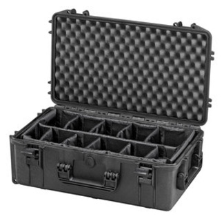 MAX CASES Model: Case MAX 520 Dimensions: 520 x 290 x 200 mm PADDED DIVIDERS Colour: Black