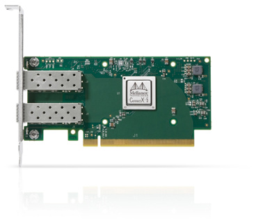 NVIDIA Mellanox ConnectX-5 EN network interface card, 25GbE Dual-port SFP28, PCIe3.0 x16, tall bracket