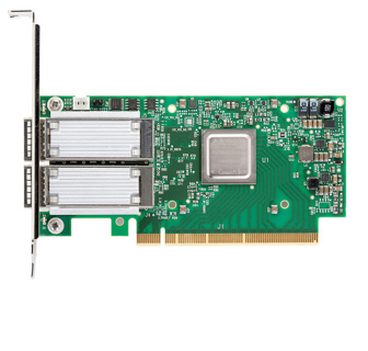 NVIDIA Mellanox ConnectX-5 Ex EN network interface card, 40GbE dual-port QSFP28, PCIe 4.0 x16, tall bracket