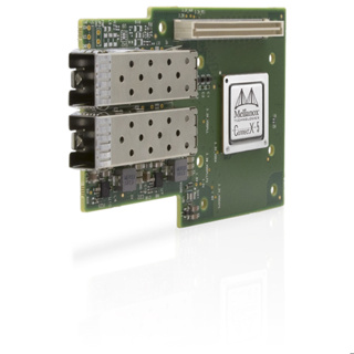 NVIDIA Mellanox ConnectX®-5 EN network interface card for OCP2.0, Type 1, with host management, 25GbE dual-port SFP28, PCIe3.0 x8, no bracket Halogen free