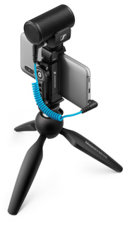SENNHEISER MKE 200 MOBILE KIT Compact on-camera shotgun microphone kit (supercardioid, condenser)
