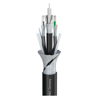 SOMMER CABLE Transit MC120HD: 1 Video 0,60/2,80 + 2 Audio: 2 x 0,14 mm²; TPE Ø 10,00 mm