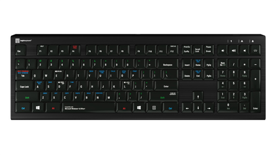 LOGIC KEYBOARD MS Windows Astra 2 PC keyboard US