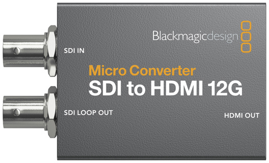 BLACKMAGIC DESIGN Micro Converter SDI to HDMI 12G PSU