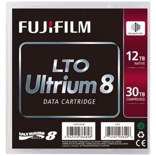 FUJI LTO-8 Ultrium Magnetic tape cartridge with a capacity of 12 TB (native) / 30 TB (compressed)