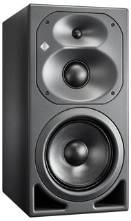 NEUMANN KH 420 G Active Mid-field Monitor, 10" + 3" + 1" drivers, magnetically shielded, analog and optional digital inputs, 41,2 liters, 330 + 140 + 140 W, 122.4 dB SPL, 26 - 22k Hz, metallic anthracite