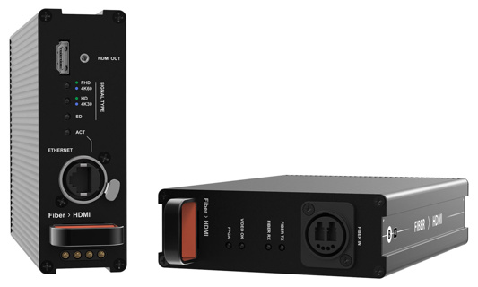 XVISION Reversible Module - Fiber to HDMI2.0 + 1Gbps Net (SDVoE) - SM - OpticalCON Duo