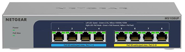 NETGEAR 8-port Multi-Gigabit (2.5G) Ultra60 PoE++ Ethernet Unmanaged Switch
