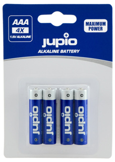 JUPIO Alkaline Batteries AAA LR3 4 pcs IC-10 OC-240