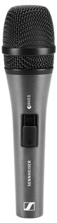 SENNHEISER E 845-S Vocal microphone, dynamic, cardioid, I/O switch, 3-pin XLR-M, anthracite, includes clip and bag