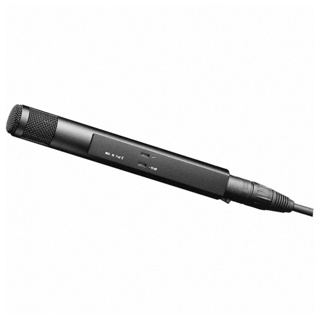 SENNHEISER MKH 30-P48 RF condenser microphone, bidirectional, 48 V phantom power, 3-pin XLR-M, black, includes MZS 80 and MZW 41