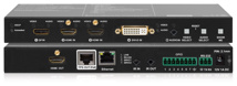 LIGHTWARE SW4-TPS-TX240: DP1.1, DVI, 2x HDMI1.4  + Ethernet + RS-232 + bidirectional IR with local HDMI output standalone switcher and HDBaseT transmitter for  CATx cable. Stereo local analog audio embedding, GPIO control port, HDCP, 3D and 4K / UHD.