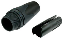 NEUTRIK BXX-14 Large Bushing for XLR XX serie for 8-10mm cable O.D - Black