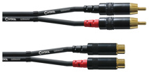 CORDIAL 1,5 m Twin REAN cinch/RCA extension cord