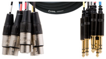 CORDIAL CML 8-0 FVC   REAN 8 x XLR female / 8 x plug 6,3 mm stereo