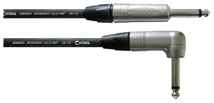 CORDIAL CXI PR   NEUTRIK plug 6,3 mm mono silver / rectangular plug 6,3 mm mono silver