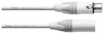 CORDIAL CXM FM-SNOW   Snow cable, NEUTRIK XLR female white / XLR male white