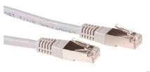 ACT Grey 1 meter LSZH SFTP CAT6 patch cable with RJ45 connectors