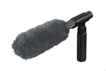 SONY Shotgun Electret Condenser microphone, short, super-cardioid
