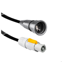 LIVEPOWER Powercon - Schuko Pin Earth Female Cable H07RNF 3G2,5  0,5 Meter