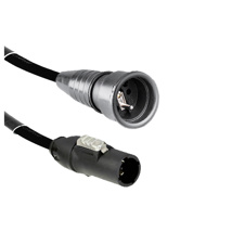 LIVEPOWER Powercon True 1 TOP - Schuko Pin Earth Female Cable H07RNF 3G2,5  1 Meter
