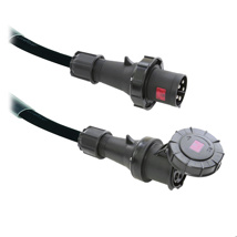 LIVEPOWER CEE 63A 5 Pin Cable H07RNF 5G16 3 Meter